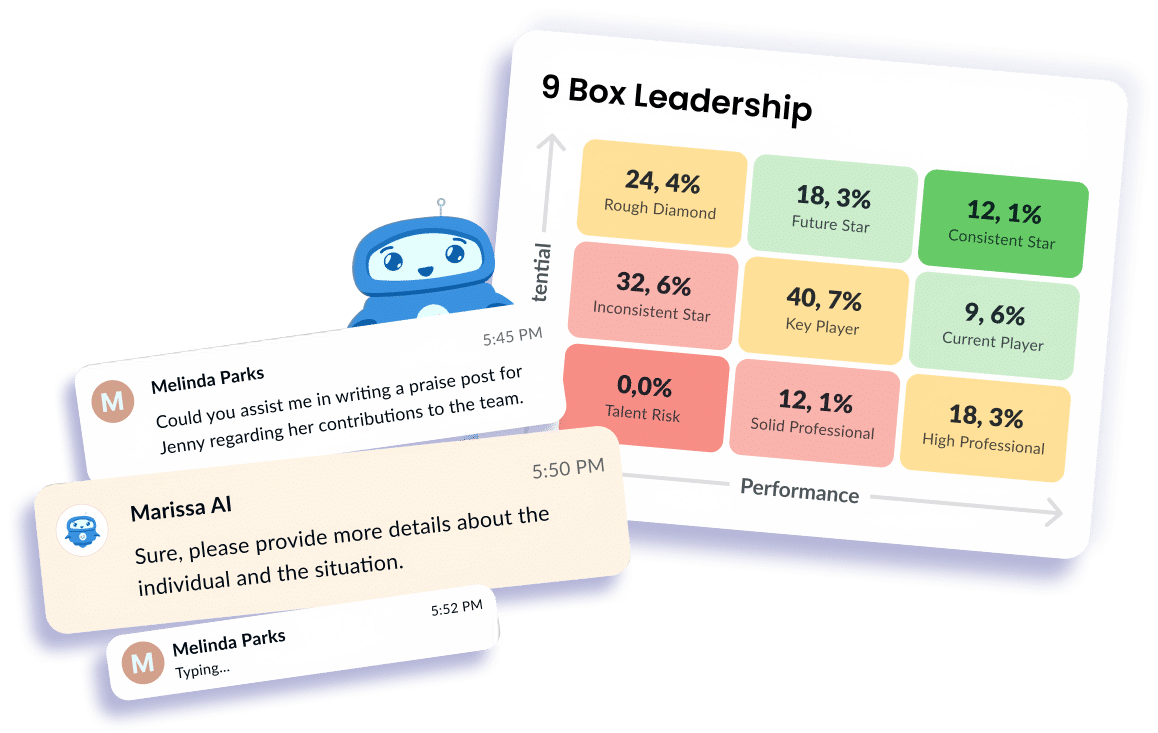 9-Box Leadership matrix and Marissa AI assistant
