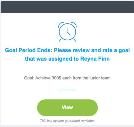 Goal Rating for Direct Reports