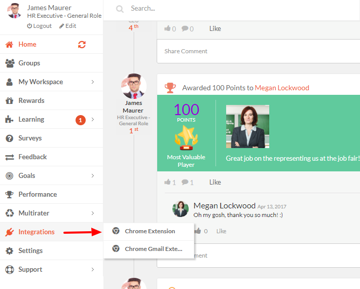 Engagedly Chrome Extension and Gmail Extension