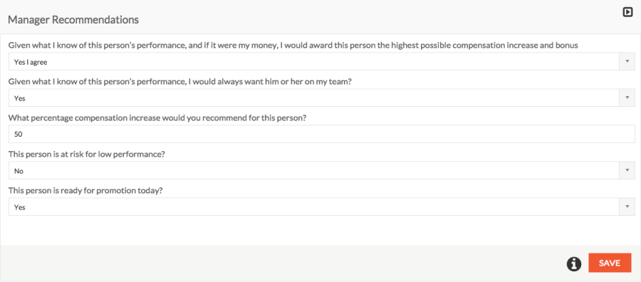 Rating Direct Report Performance Review