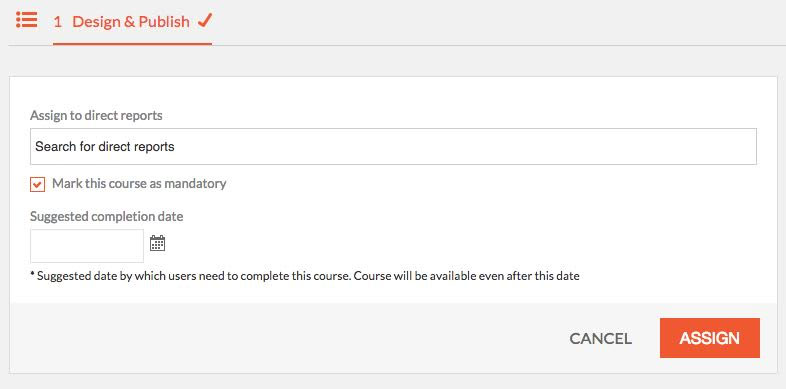 Assign To Direct Reports