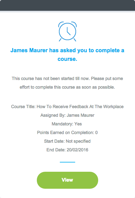 Personalized email remider
