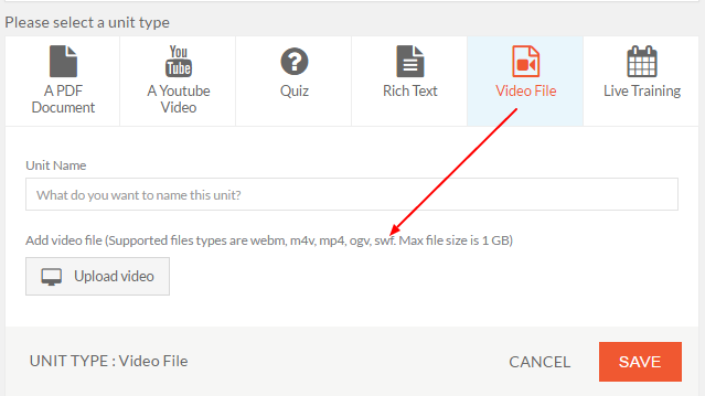 Imagine of Learning Video File unit