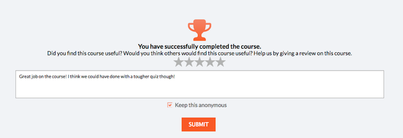 Anonymous Reviews