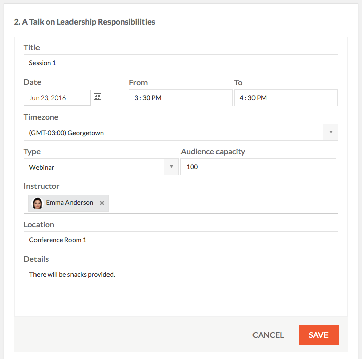 Learning - Instructor Led Training