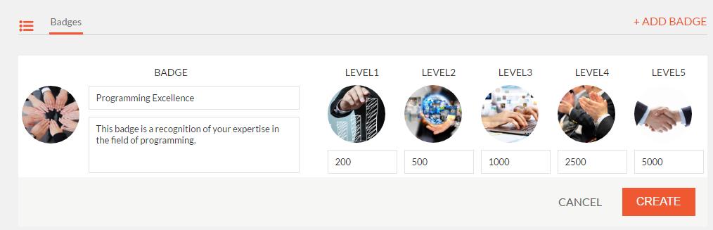 Add Custom Badge