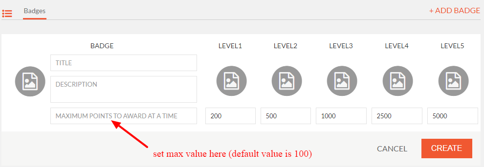 set max value
