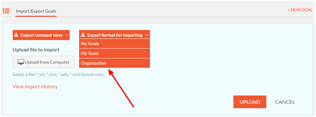 import for org