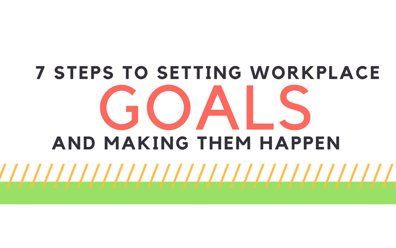 7 Steps To Setting Workplace Goals And Making Them Happen! [Infographic]