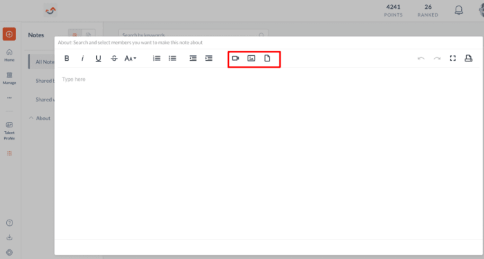 Adding Images To Private Notes