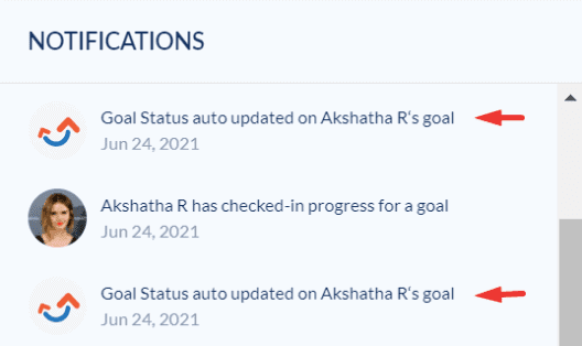 Engagedly Goal Assigner Notification Update
