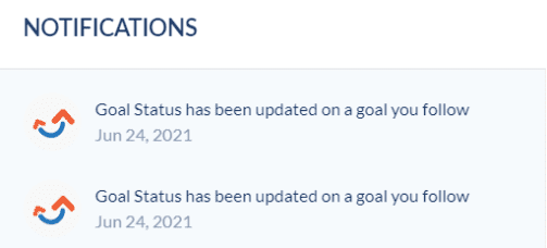 Engagedly Goal Status Follower Notification