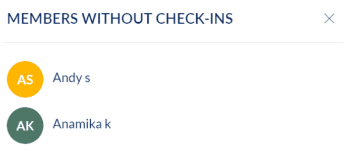 Add members check-in