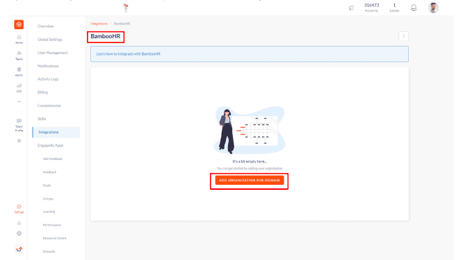 Engagedly learn bamboohr integration