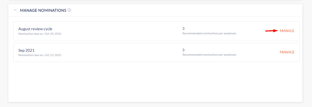 Add/remove nominations
