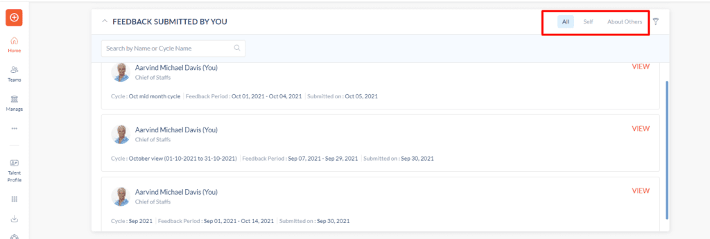 Filter submitted data