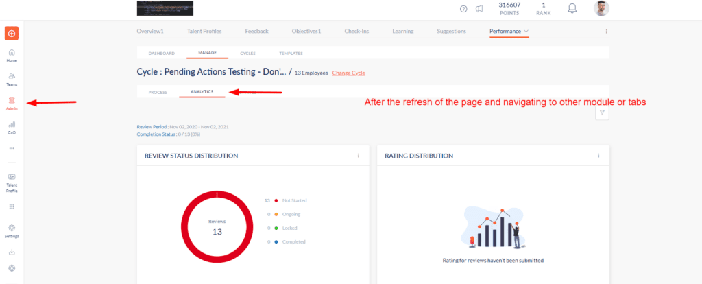 Retaining cycle in analytics