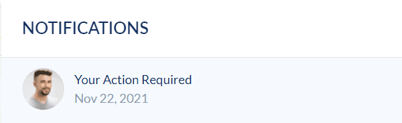 Notification to managers and employees