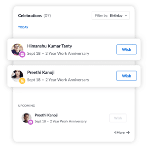 Engagedly homepage features