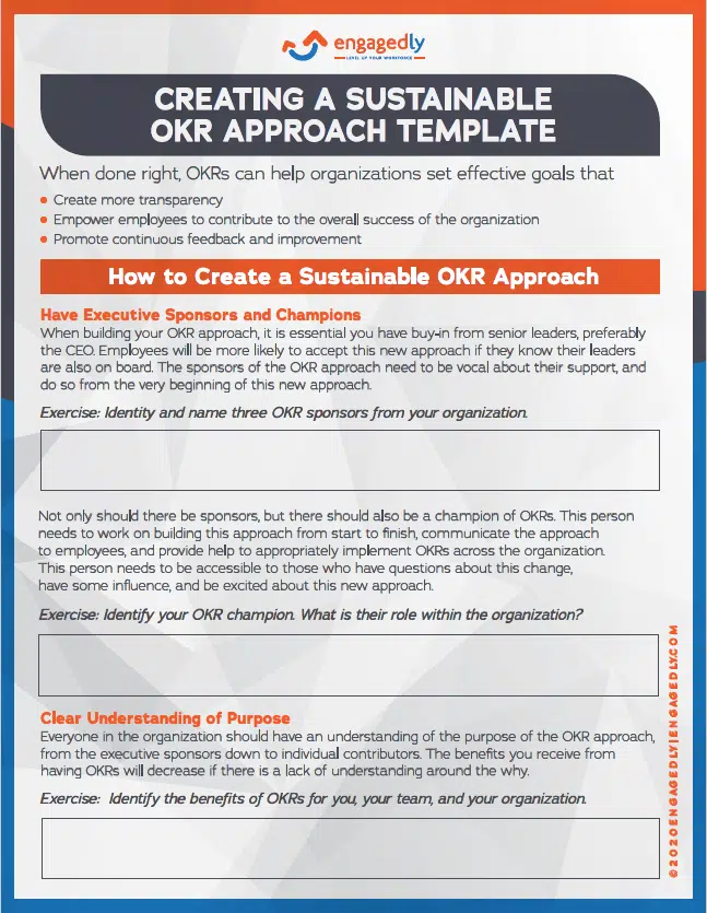 How to Create a Sustainable OKR Approach