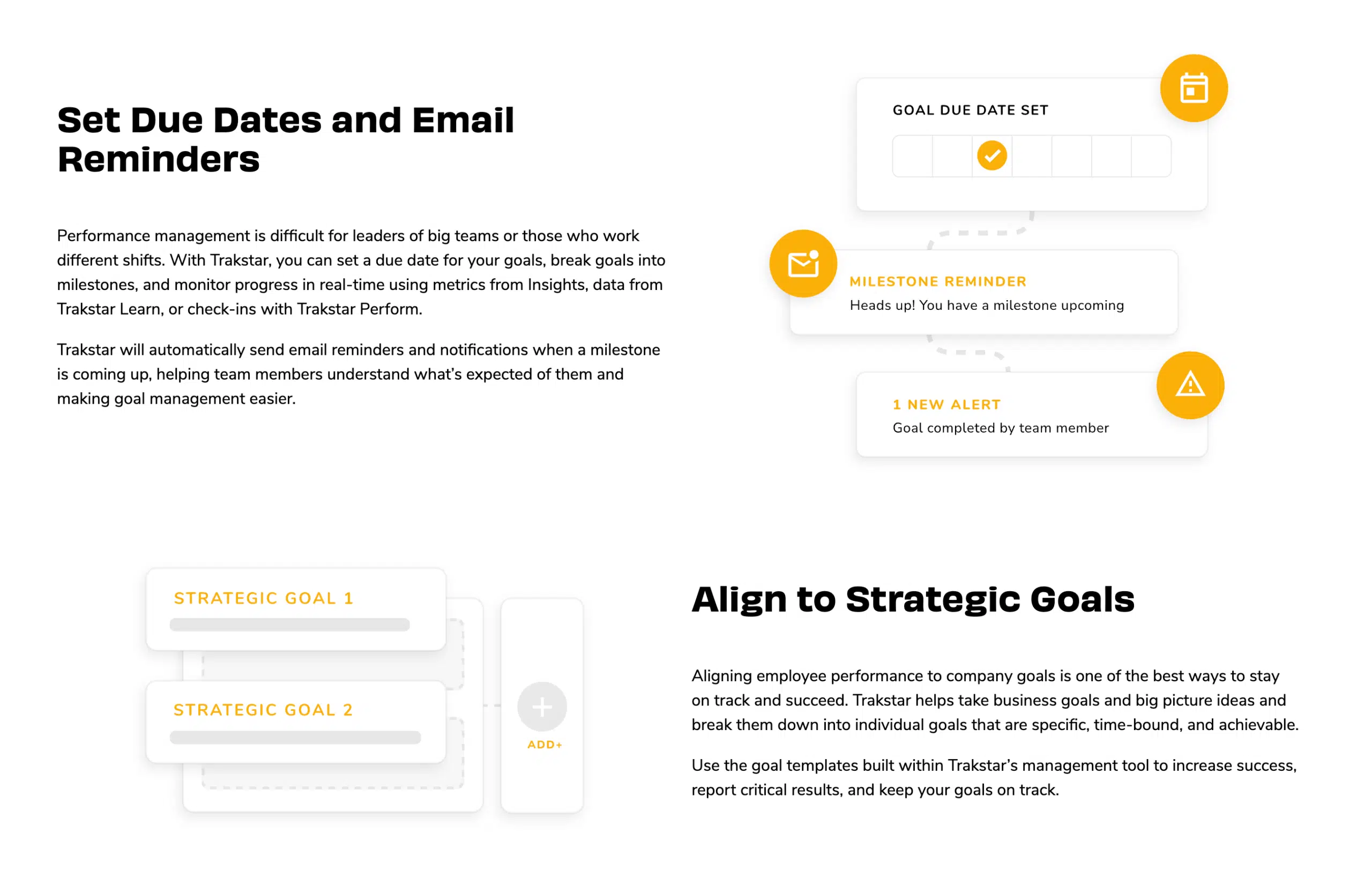 Trakstar goal setting