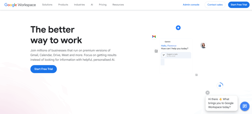 Google Workspace - Best All-in-One Collaboration Suite
