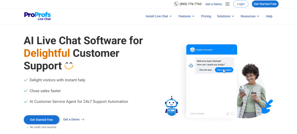 ProProfs Chat - Best for Live Chat