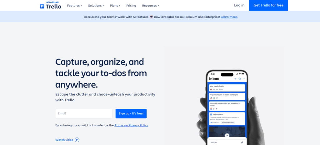 Trello - Best for Visual Task Boards