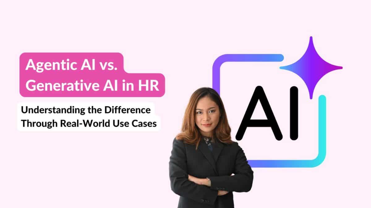 Agentic AI vs. Generative AI in HR