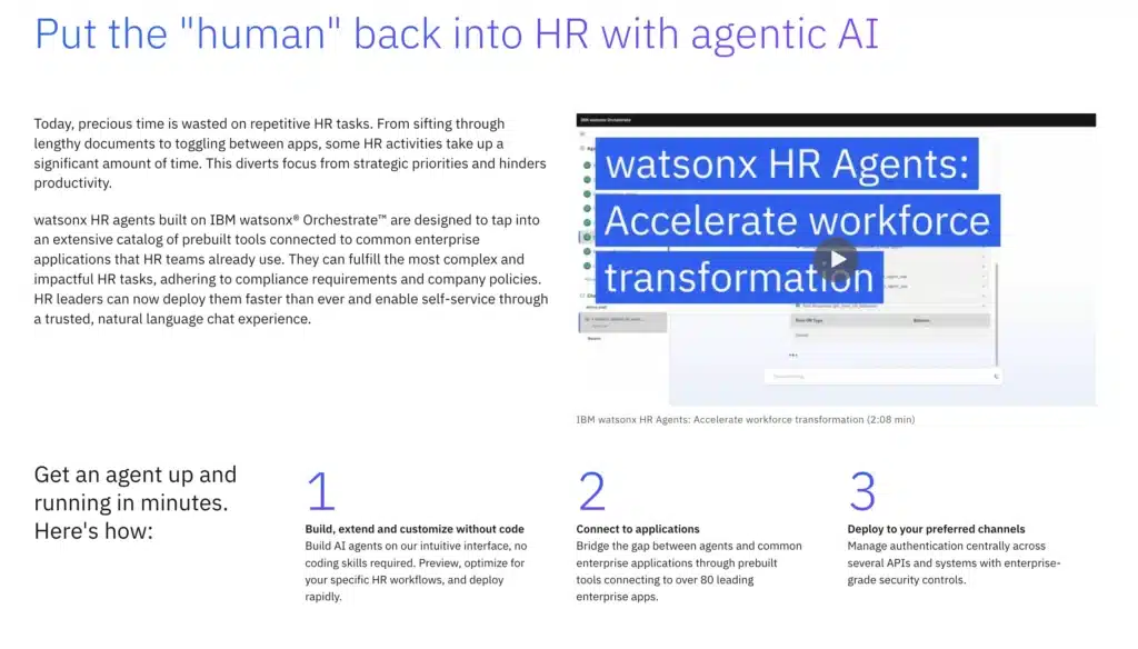 IBM Watson in HR
