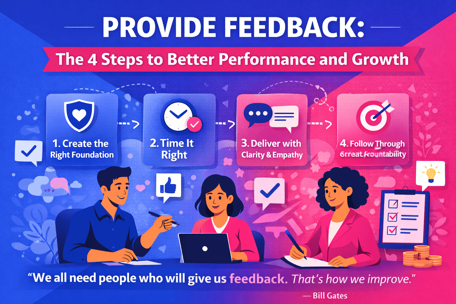 Provide Feedback: 4 Steps to Better Performance