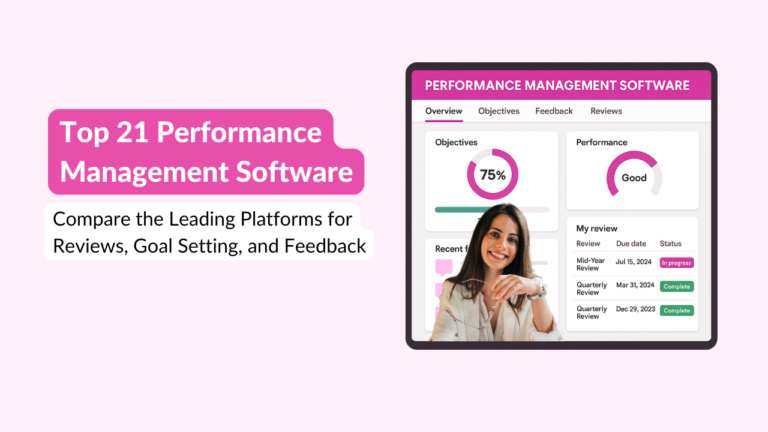 Best 21 Performance Management Software In 2026