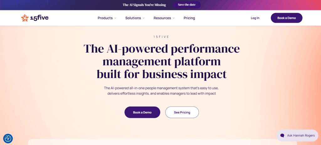 15Five Home Page