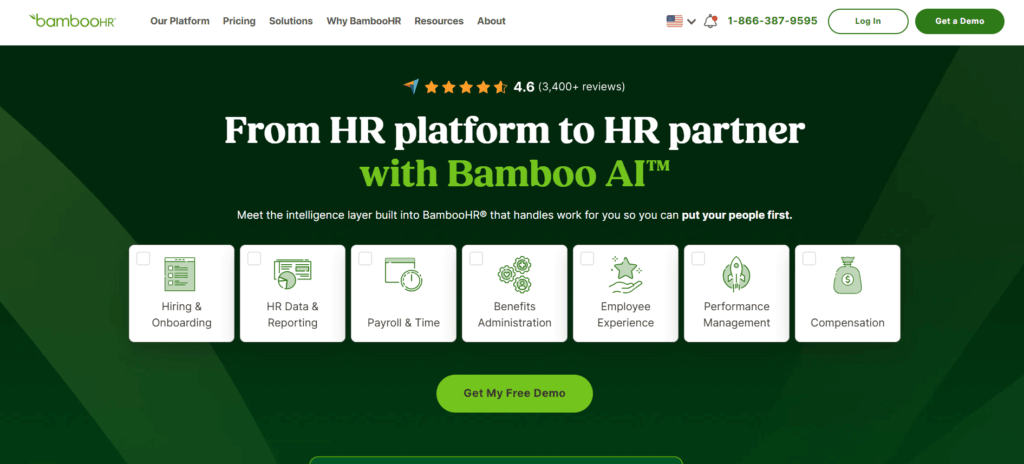 BambooHR Home Page