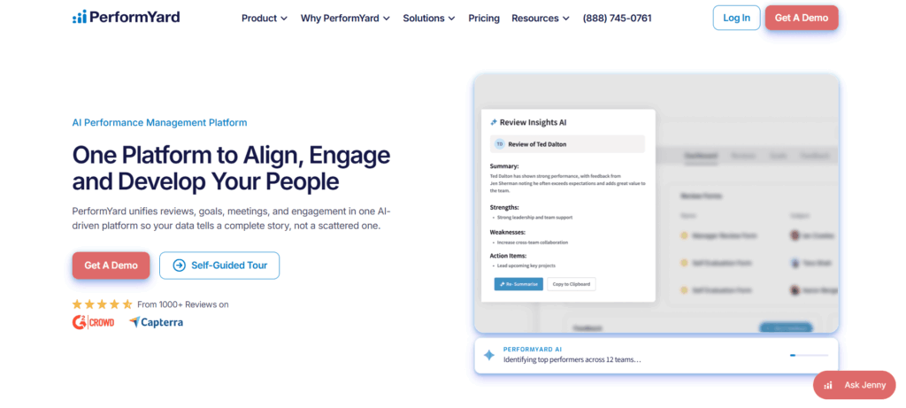 Performyard Home Page