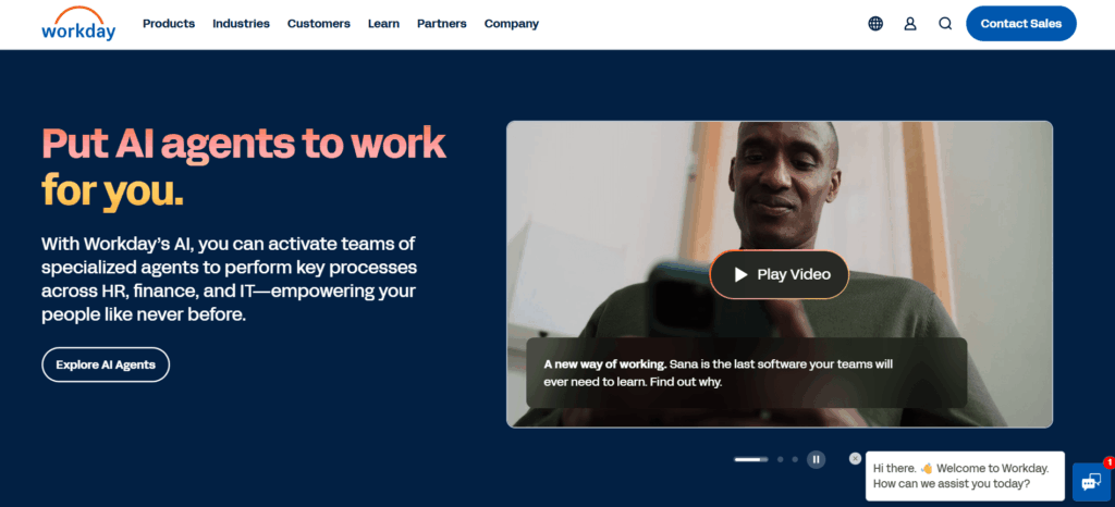 Workday Home Page