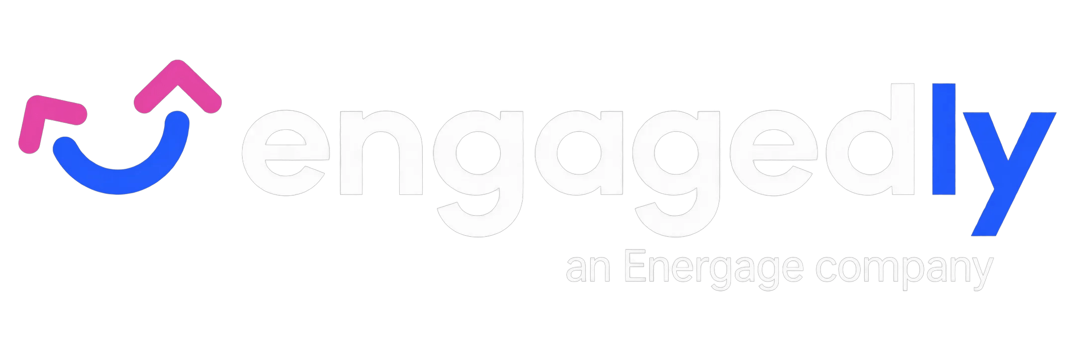 Engagedly white logo
