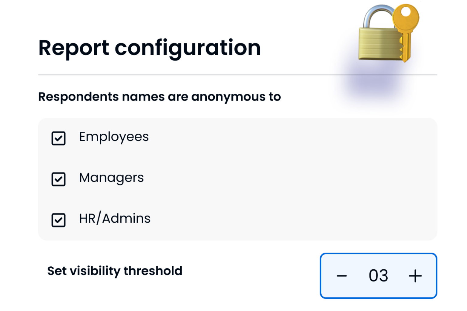 Performance management interface